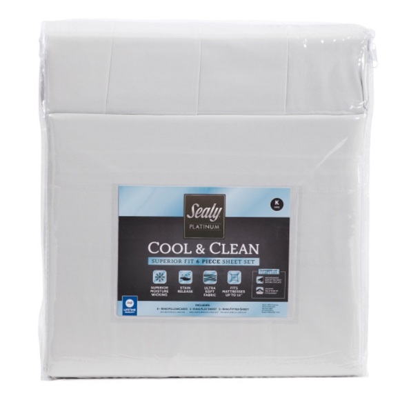 SEALY
Cool & Clean Sheet Set - Picture 1 of 1